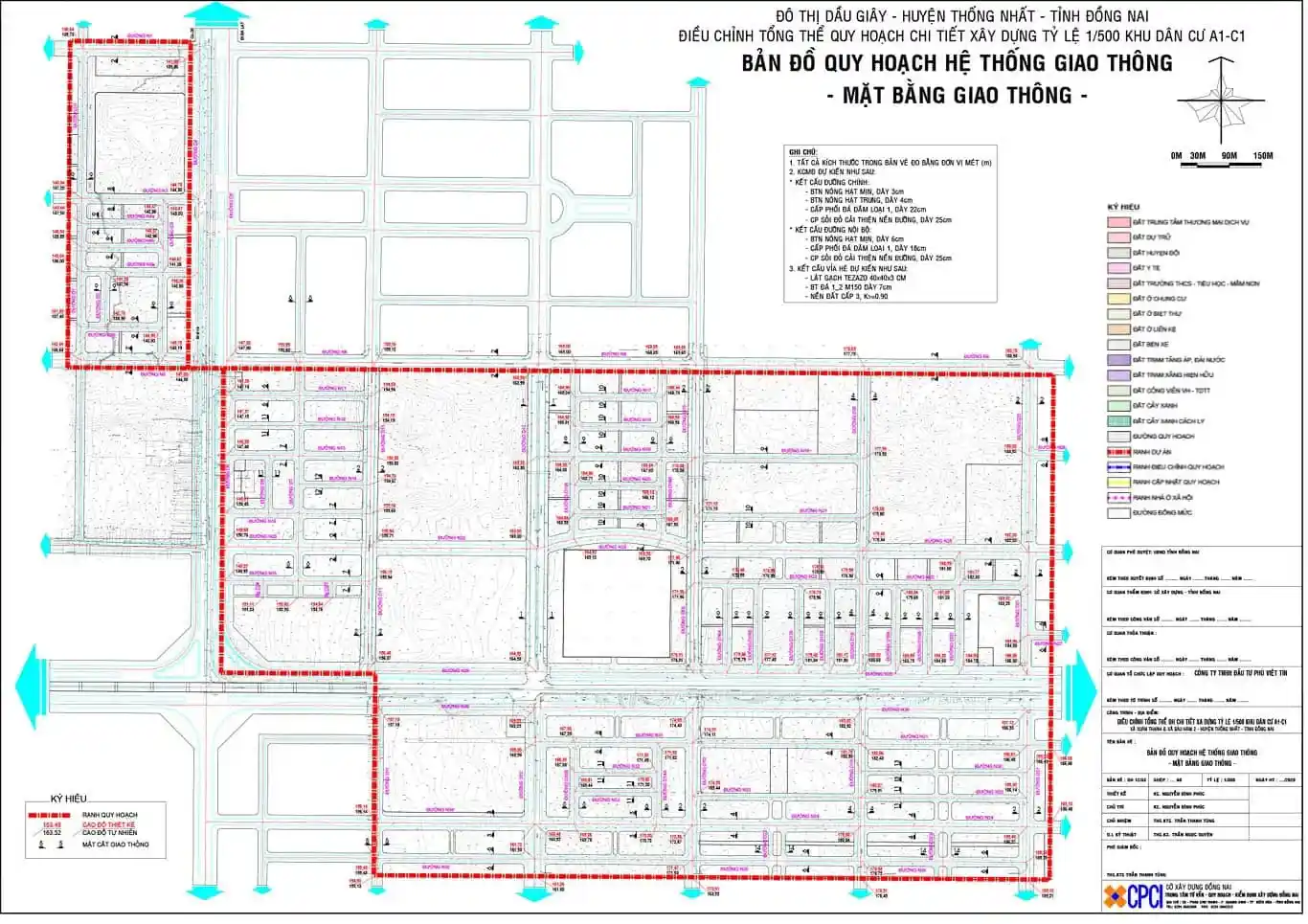 Bảng đồ quy hoạch chi tiết The Link City