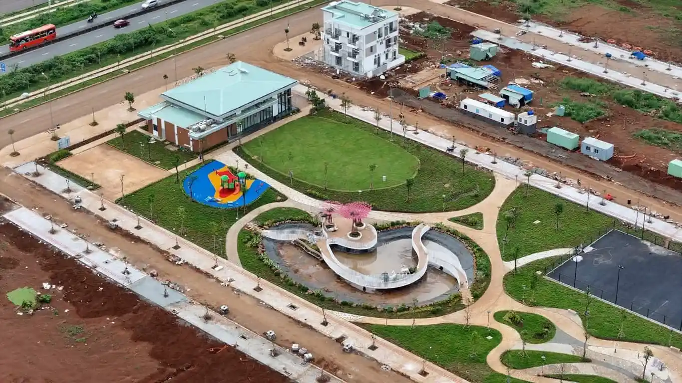 tiến độ đất nên the link city
