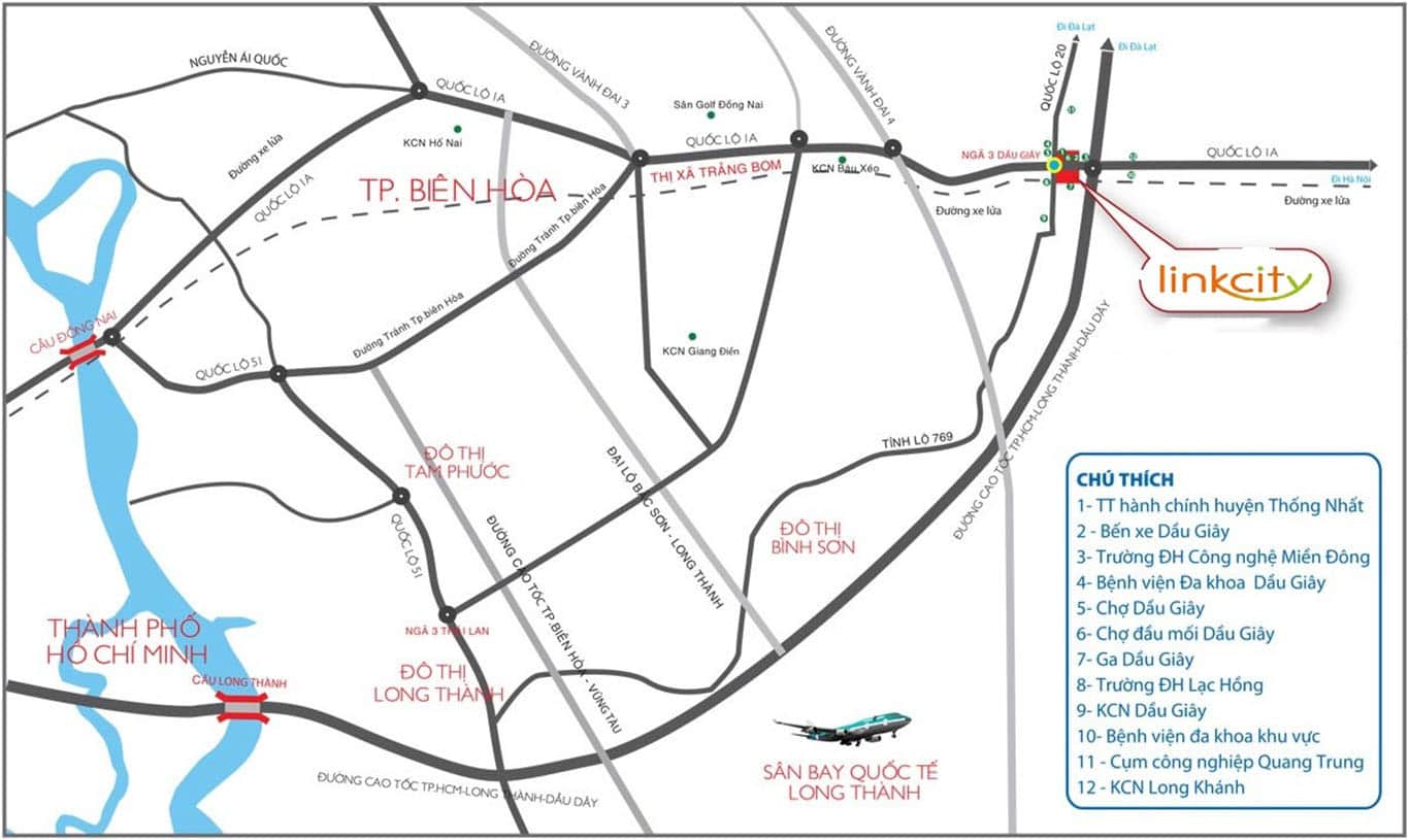 vị trí The Link City