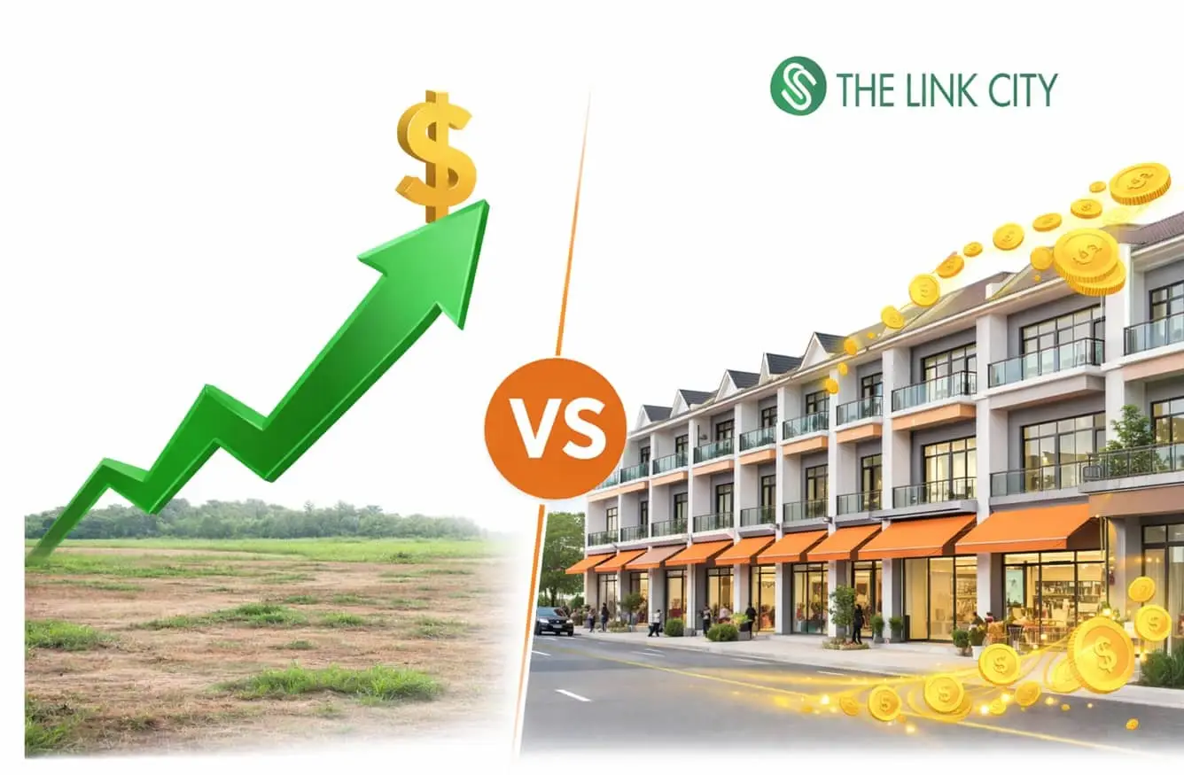 So sánh đất nền hay shophouse ở Dầu Giây 2025