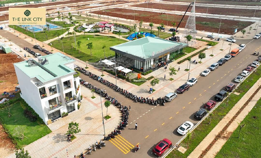tiến độ the link city dầu giây