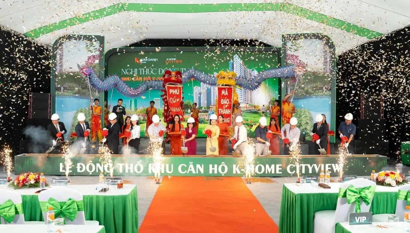 Lễ động thổ khu căn hộ K Home Cityview